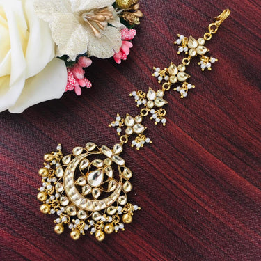 Kundan Maang Tika Zayn Luxury Jewellery